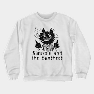 siouxsie and the bad cat Crewneck Sweatshirt